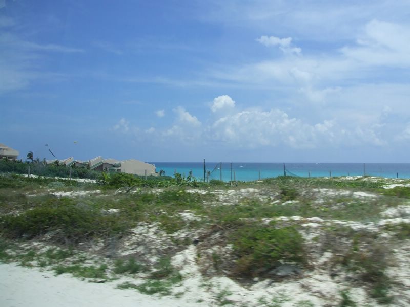 Cancun from the shuttle bus
