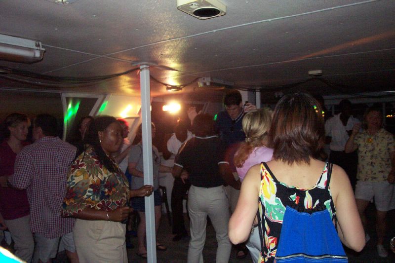 More dancing on the boat